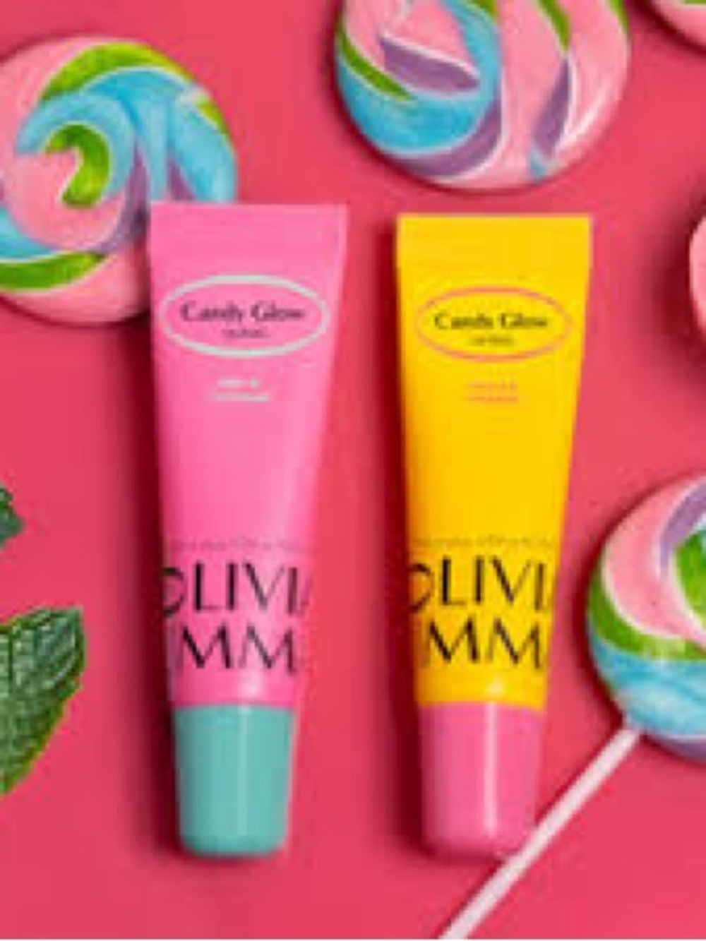Candy Glow Lip Balm Duo — Guava (Yellow) & Mint (Pink)